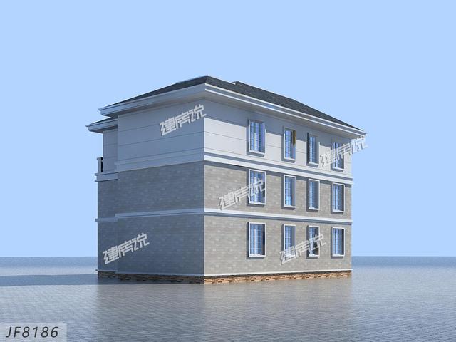 三層農(nóng)村自建房設(shè)計(jì)圖，外型精美，非常適合建在農(nóng)村