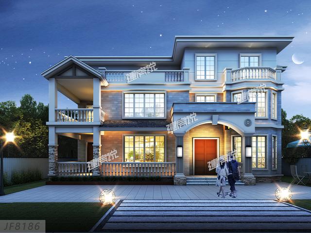 三層農(nóng)村自建房設(shè)計(jì)圖，外型精美，非常適合建在農(nóng)村