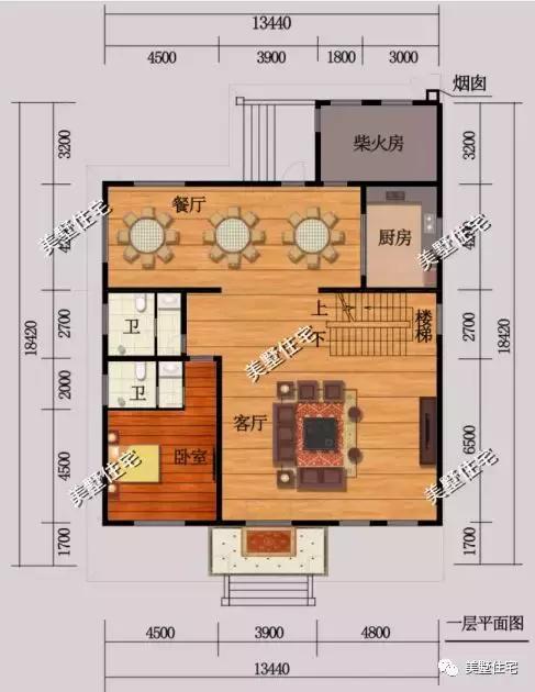 帶土灶的5個農(nóng)村自建房設(shè)計圖戶型，爸媽看了一定喜歡