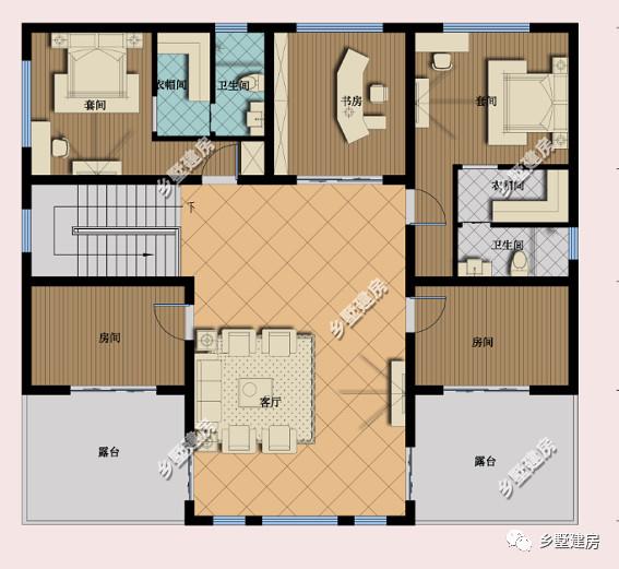 推薦一款定制的農(nóng)村自建房設(shè)計(jì)圖紙，外觀造型簡(jiǎn)約大氣，內(nèi)部功能設(shè)計(jì)齊全