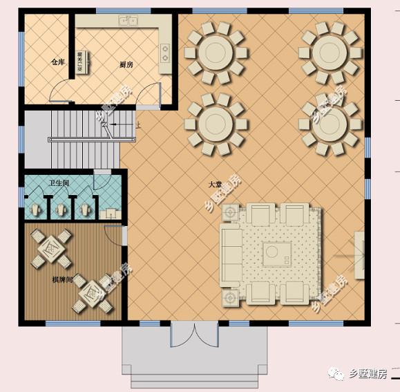 推薦一款定制的農(nóng)村自建房設(shè)計(jì)圖紙，外觀造型簡(jiǎn)約大氣，內(nèi)部功能設(shè)計(jì)齊全