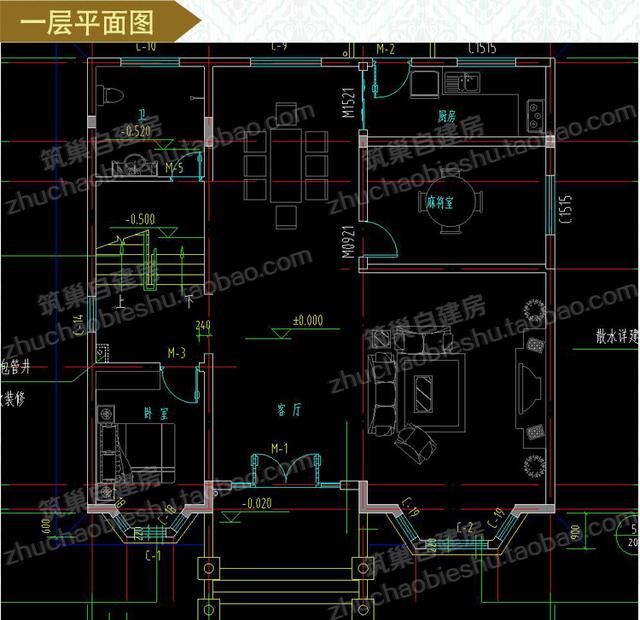農(nóng)村三層別墅設(shè)計(jì)施工效果圖，設(shè)計(jì)的很精致