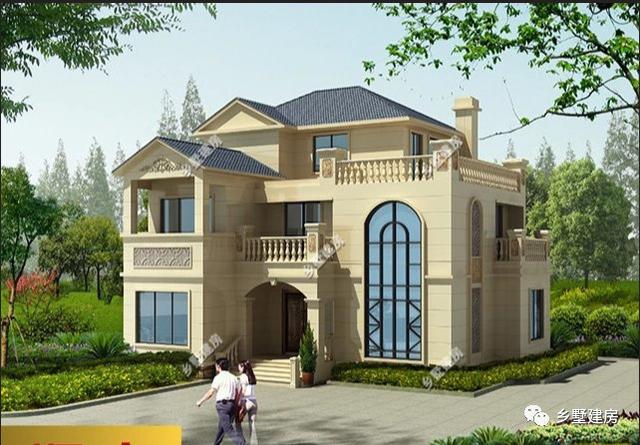 兩款別墅設(shè)計圖紙，兩層的精致，三層的大氣