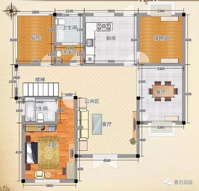 推薦這款二層帶小院的別墅，戶型美觀大方，布局合理，適合農(nóng)村自建