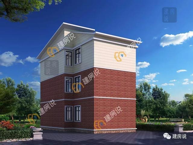 宅基地小不要緊，給大家推薦這款小面積自建房設(shè)計(jì)圖