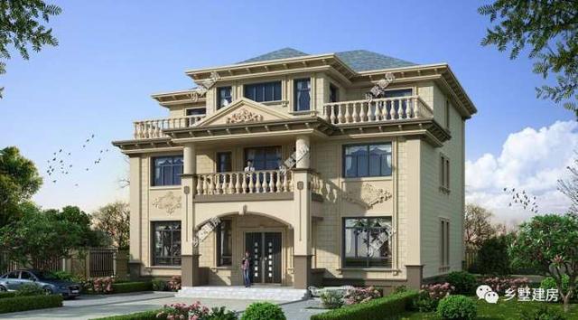 設(shè)計(jì)師精心設(shè)計(jì)的一款別墅設(shè)計(jì)圖，外觀淡雅低調(diào)，內(nèi)部精美別致