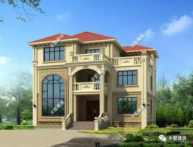 三層自建房別墅設(shè)計圖，室內(nèi)豪華的猶如宮殿一般