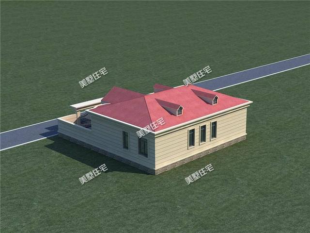 一層別墅設(shè)計(jì)圖，造價(jià)12萬，建一棟給爸媽養(yǎng)老，再合適不過了