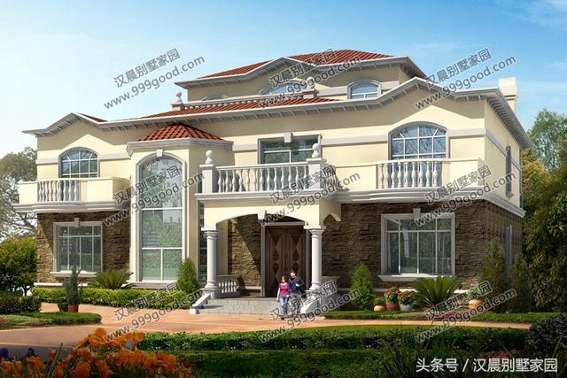 8套最新設(shè)計(jì)的農(nóng)村別墅圖紙，符合農(nóng)村自建房的傳統(tǒng)理念