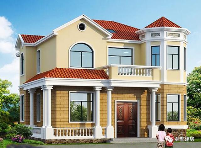 今天介紹這兩款農(nóng)村自建房設(shè)計(jì)圖，花少的錢住高級(jí)的別墅