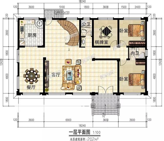 私人定制的三層歐式別墅設(shè)計圖，建棟漂亮別墅來享受生活吧