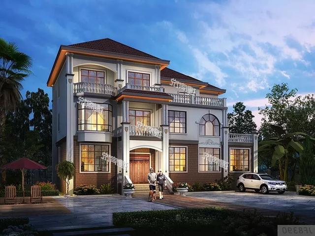 私人定制的三層歐式別墅設(shè)計圖，建棟漂亮別墅來享受生活吧