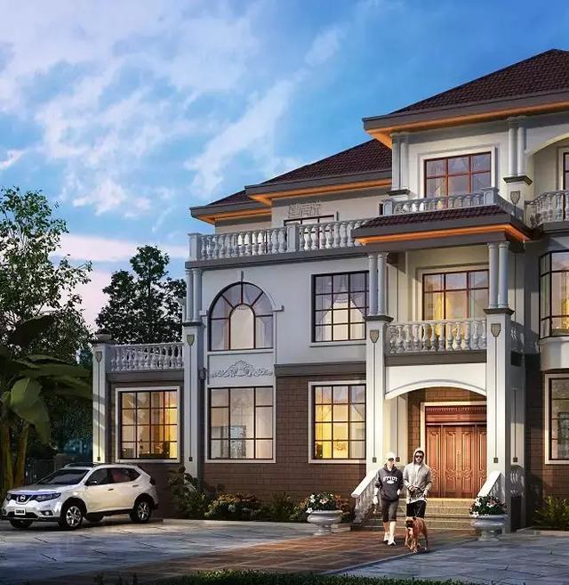 私人定制的三層歐式別墅設(shè)計圖，建棟漂亮別墅來享受生活吧