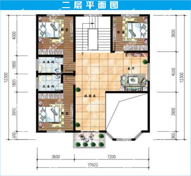 農(nóng)村三層別墅設(shè)計(jì)圖，外觀低調(diào)，內(nèi)置布局足夠滿足農(nóng)村家庭的日常生活