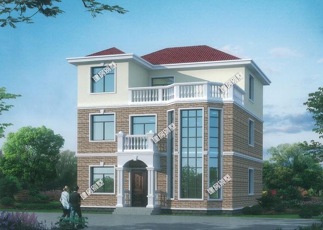 農(nóng)村三層別墅設(shè)計(jì)圖，外觀低調(diào)，內(nèi)置布局足夠滿足農(nóng)村家庭的日常生活