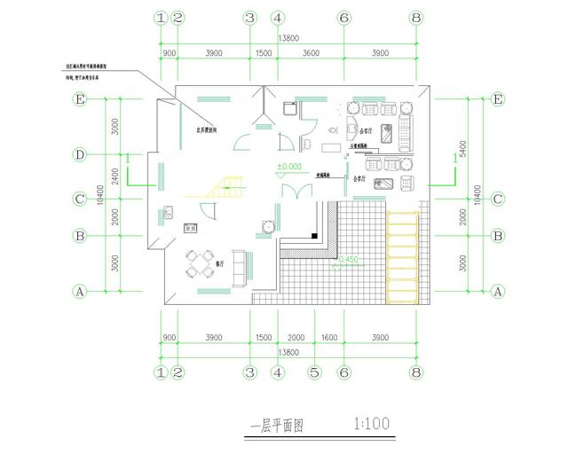 新中式農(nóng)村三層自建房設(shè)計圖紙帶外觀圖，占地110平方米