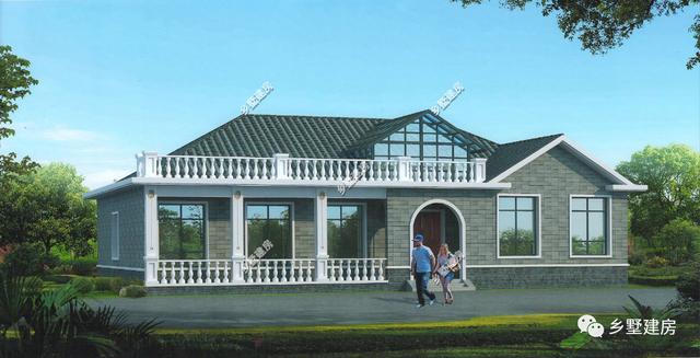 三款適合在農(nóng)村自建的一層別墅設(shè)計圖，簡單經(jīng)濟(jì)適用，性價比也超高