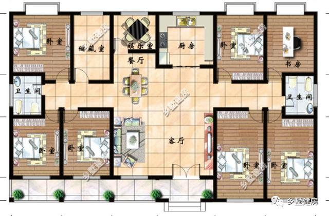 三款適合在農(nóng)村自建的一層別墅設(shè)計圖，簡單經(jīng)濟(jì)適用，性價比也超高