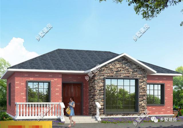 三款適合在農(nóng)村自建的一層別墅設(shè)計圖，簡單經(jīng)濟(jì)適用，性價比也超高