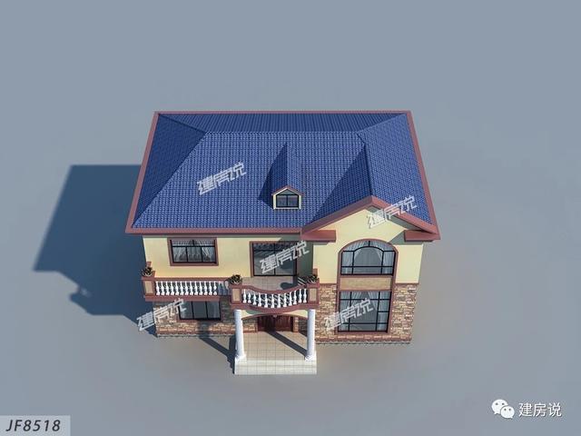 有宅基地一定要蓋一棟別墅，這款二層別墅設(shè)計(jì)圖推薦給你