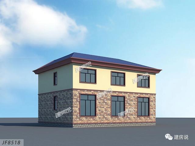 有宅基地一定要蓋一棟別墅，這款二層別墅設(shè)計(jì)圖推薦給你