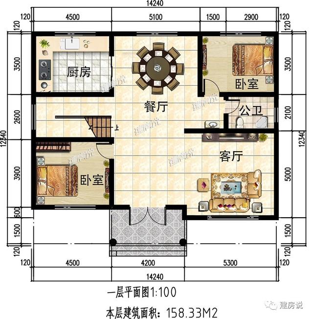 有宅基地一定要蓋一棟別墅，這款二層別墅設(shè)計(jì)圖推薦給你