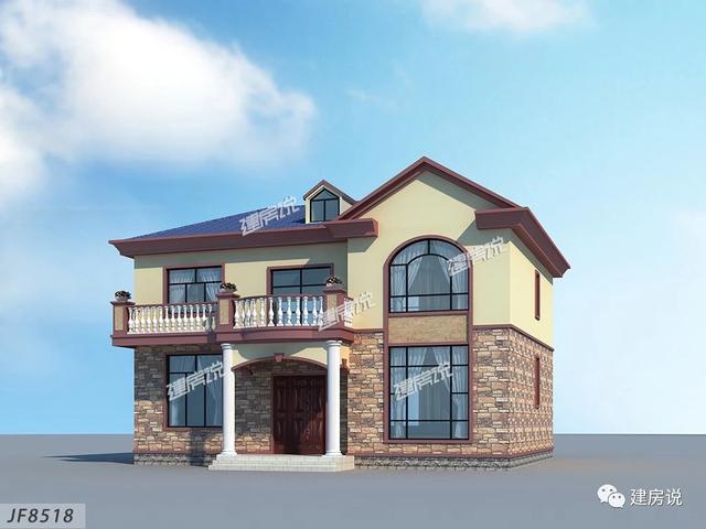 有宅基地一定要蓋一棟別墅，這款二層別墅設(shè)計(jì)圖推薦給你