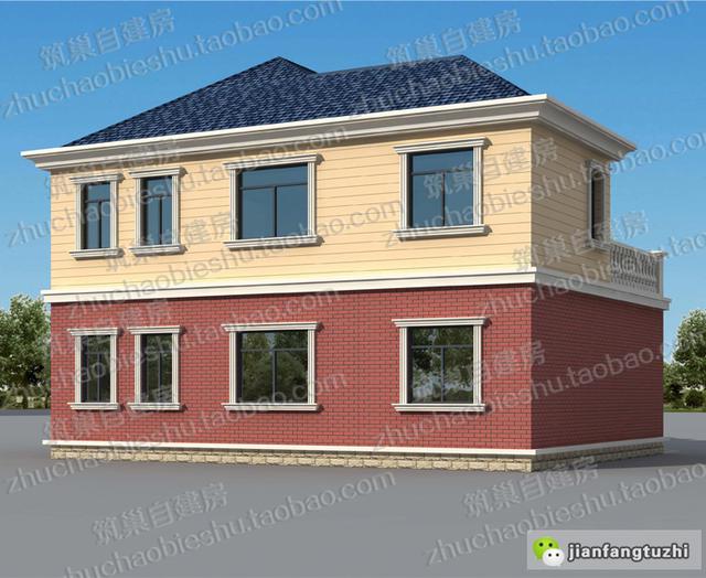 帶車庫(kù)二層自建房全套設(shè)計(jì)施工圖，布局緊湊，方便舒適