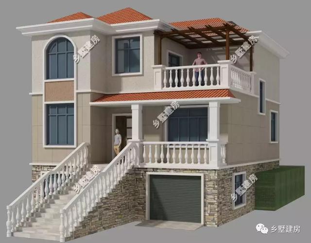 一款帶地下室的農(nóng)村別墅設(shè)計圖，簡單大方，不宜過時