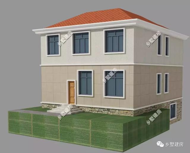 一款帶地下室的農(nóng)村別墅設(shè)計圖，簡單大方，不宜過時