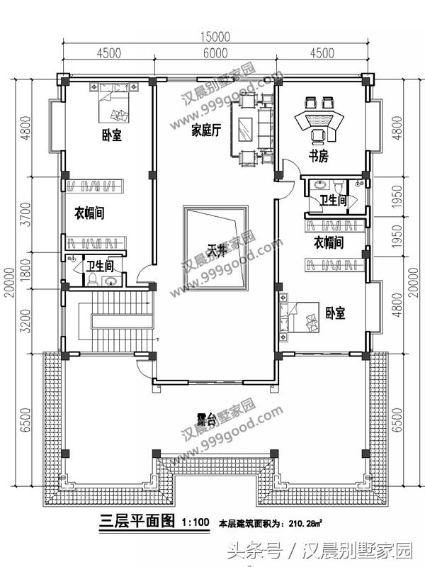 新中式經(jīng)典現(xiàn)代別墅設(shè)計圖，帶游泳池，簡直就是夢想中的房子