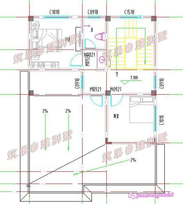 分享一款半封閉陽臺+露臺農(nóng)村三層房屋設計圖片，外觀爽朗大氣