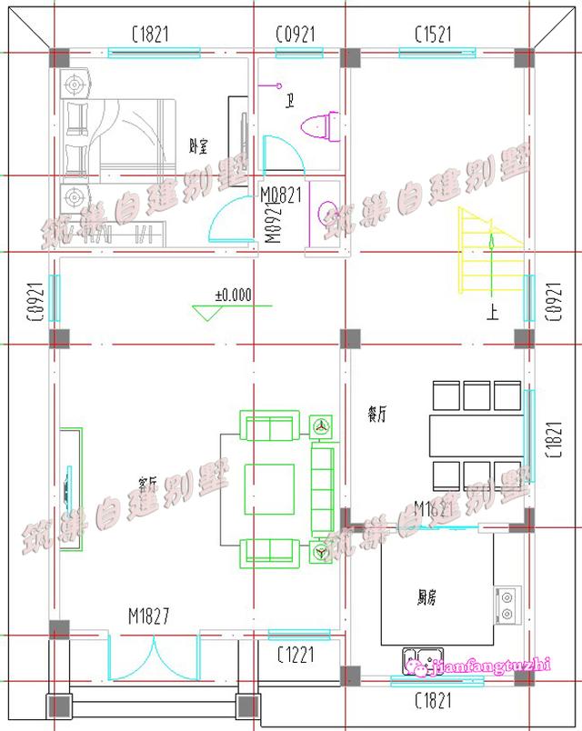 分享一款半封閉陽臺+露臺農(nóng)村三層房屋設計圖片，外觀爽朗大氣