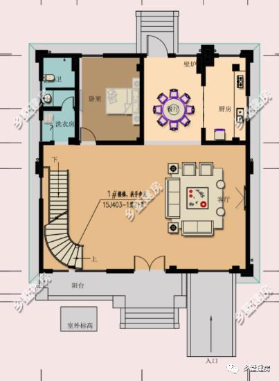 超級適合在農(nóng)村建的自建房，主體二十幾萬就能建，還沒建房的可有福了