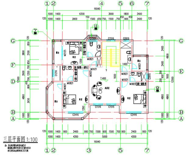 三層獨(dú)棟別墅設(shè)計(jì)圖，外觀造型古樸大方，經(jīng)濟(jì)實(shí)用
