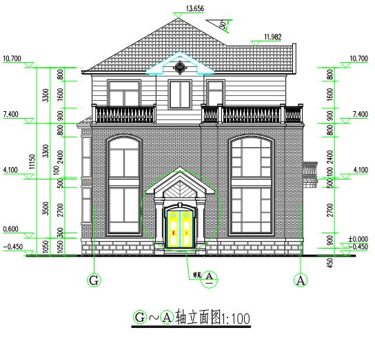 三層獨(dú)棟別墅設(shè)計(jì)圖，外觀造型古樸大方，經(jīng)濟(jì)實(shí)用