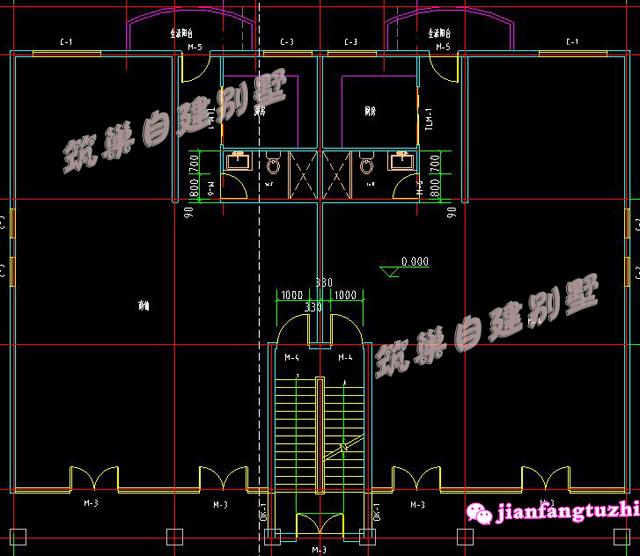 帶庭院農(nóng)村自建別墅設(shè)計(jì)圖，不管院子設(shè)在前邊后邊，都有好處