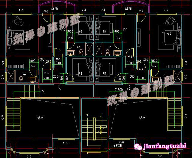 帶庭院農(nóng)村自建別墅設(shè)計(jì)圖，不管院子設(shè)在前邊后邊，都有好處