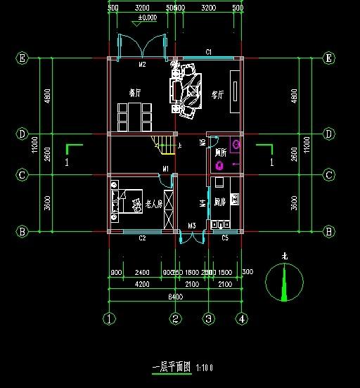 帶庭院農(nóng)村自建別墅設(shè)計(jì)圖，不管院子設(shè)在前邊后邊，都有好處