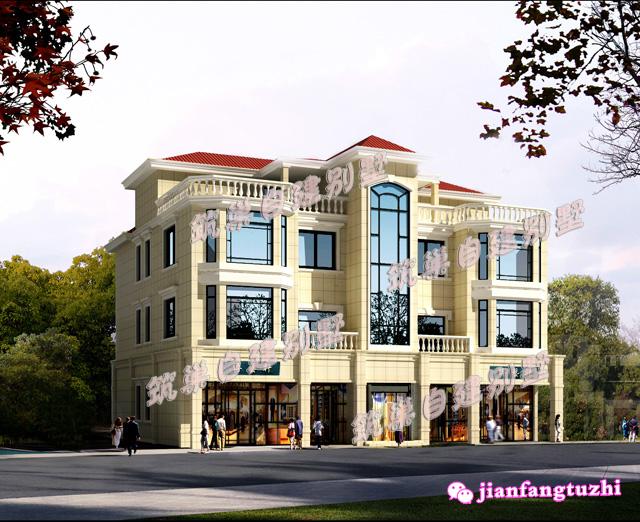 帶庭院農(nóng)村自建別墅設(shè)計(jì)圖，不管院子設(shè)在前邊后邊，都有好處