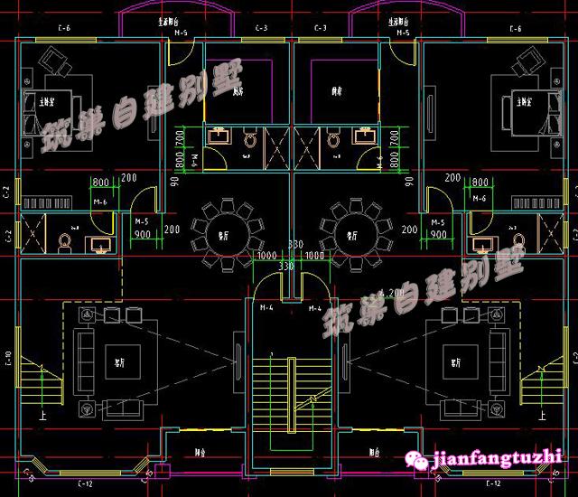 帶庭院農(nóng)村自建別墅設(shè)計(jì)圖，不管院子設(shè)在前邊后邊，都有好處