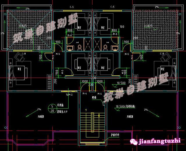 帶庭院農(nóng)村自建別墅設(shè)計(jì)圖，不管院子設(shè)在前邊后邊，都有好處
