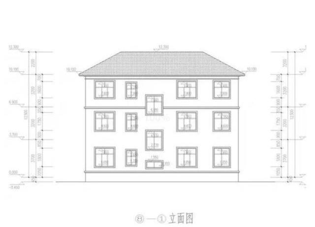 三層小別墅設計圖方案，施工便利，建成之后，必定會成為村里的一大亮點