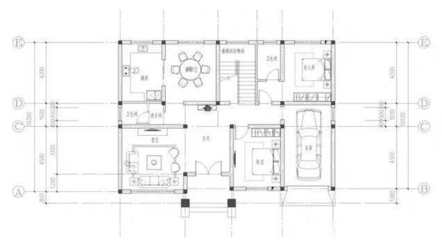 三層小別墅設計圖方案，施工便利，建成之后，必定會成為村里的一大亮點