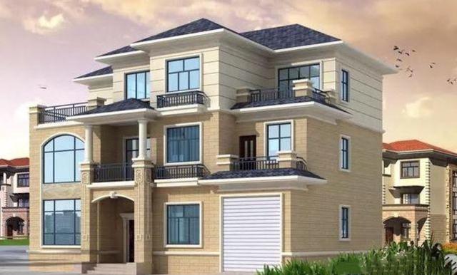 三層小別墅設計圖方案，施工便利，建成之后，必定會成為村里的一大亮點