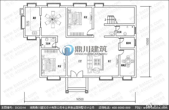復(fù)式三層別墅設(shè)計(jì)圖 ，外觀淡雅，內(nèi)部布局好