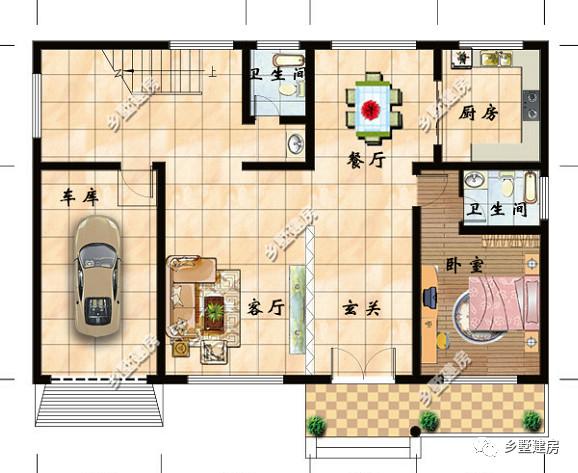 推薦兩款農(nóng)村二層自建別墅設(shè)計圖，設(shè)計合理，居住感一定很棒