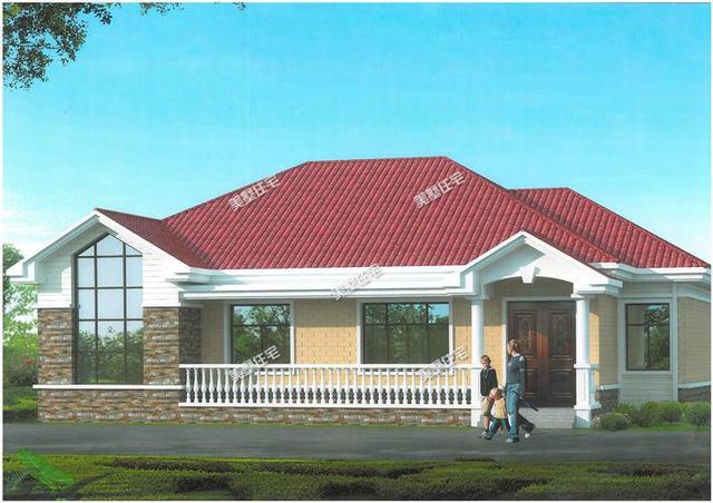 7款最受農(nóng)村歡迎的一層別墅設(shè)計圖，美觀洋氣，施工簡單