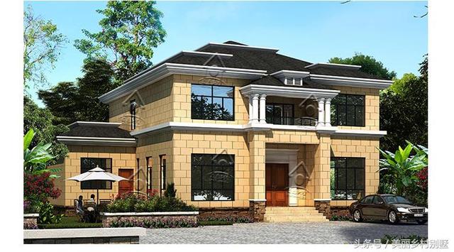 又到了建房的好時節(jié)了，看看這款35萬二層實用農(nóng)村別墅設計圖