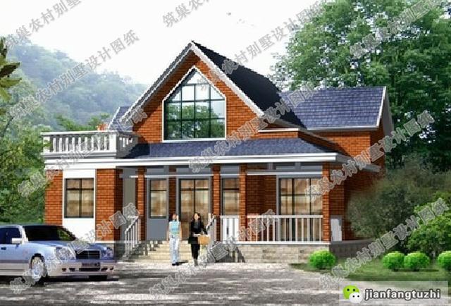 5款二層農(nóng)村自建房全套設(shè)計(jì)施工圖，占地面積約170平方米